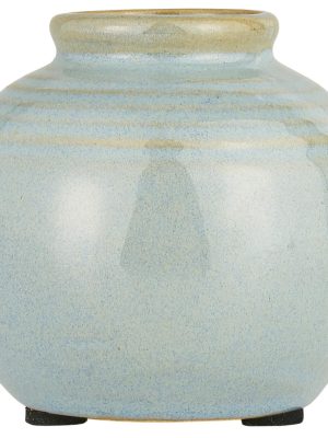 Vase mini Yrsa m/riller krakeleret glasur 1352-72