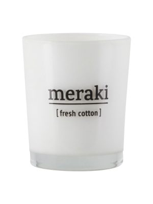 Meraki Duftlys Fresh cotton