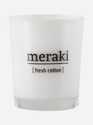 Meraki Duftlys Fresh cotton