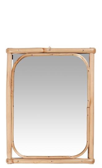 Ib Laursen spejl med bambuskant