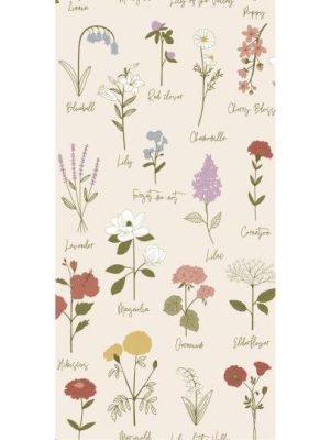 Ib Laursen Serviet Grandmas Garden 16stk