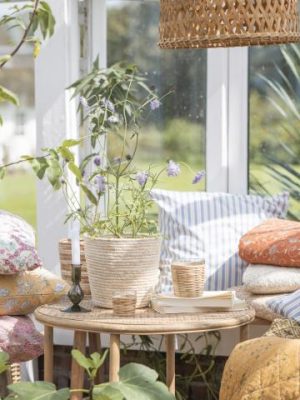 Ib Laursen Skjuler/kurv creme majsflet