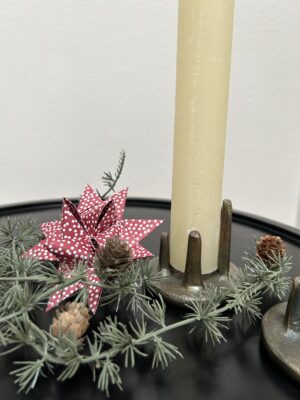 Rustiklys creme Ø:38 mm