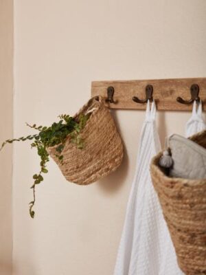 Ib Laursen Kurv m/hank rund jute