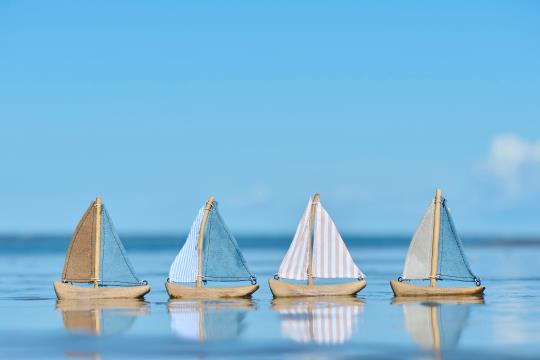 Ib Laursen Skib m/dobbelt sejl Nautico - Billede 2