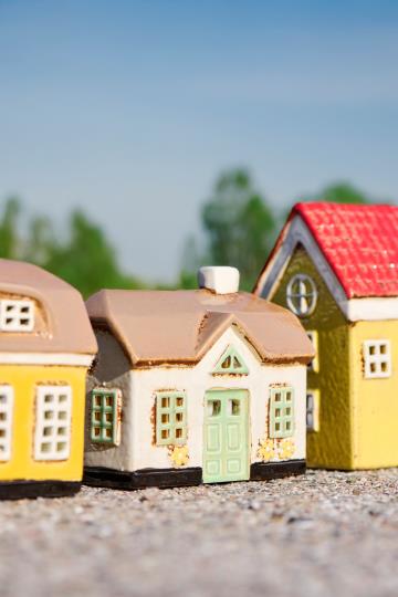 Ib Laursen Hus t/fyrfadslys Ebeltoft grønne vinduer - Billede 2