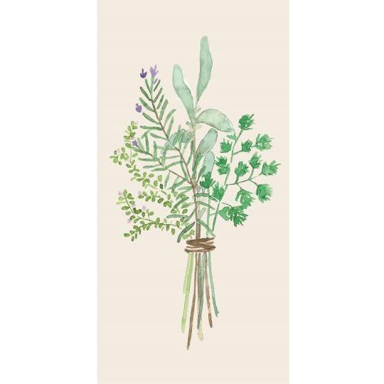 Ib Laursen Serviet m/krydderurtebuket 16 stk/pk - Billede 3