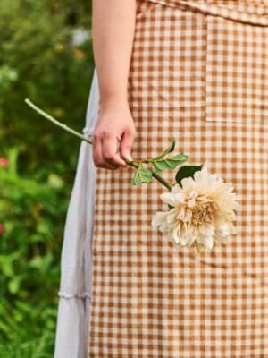 Ib Laursen Dahliastilk butter cream 45cm