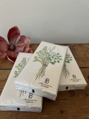 Ib Laursen Serviet m/krydderurtebuket 16 stk/pk