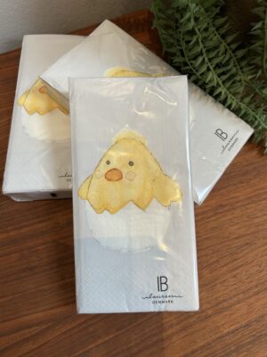 Ib Laursen Serviet 10x20 cm påskekylling