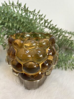 Speedtsberg Lampe LED brunt glas